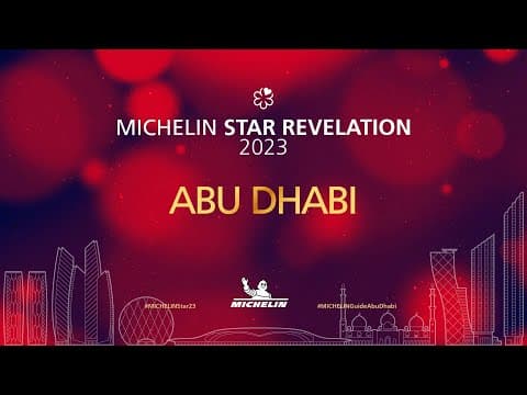 Michelin Abu Dhabi star revelation