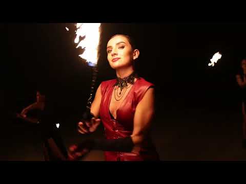 Group fire show
