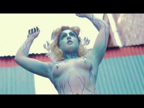Body Painted Circus Performers, Bristol - Painted Peach