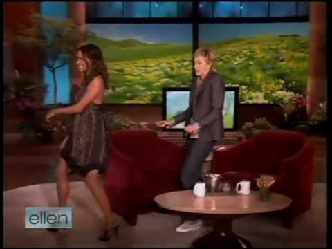 Halle Berry Dancing to song on Ellen Degenras Show
