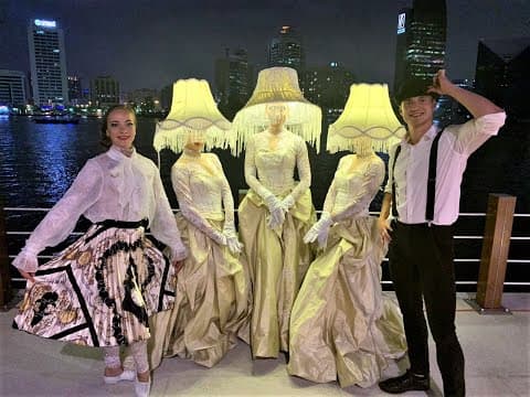 French themed dance show with Lampshades (ZAZ "Je veux") for Dubai Shopping Festival (DSF) 2020