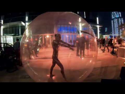 Giant Bubble at Corporate Event
