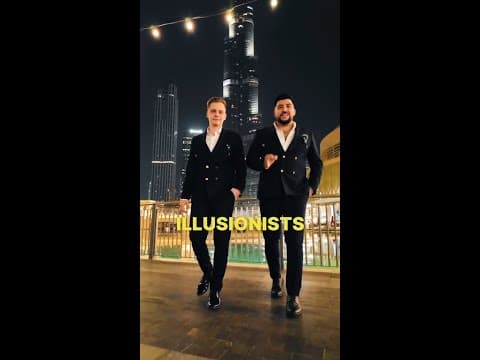 Duet of illusionists Mike and Michael (from the Beyond show)