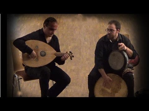 Oud Nikos Dimitriadis Concert Germany Bamberg 4/11/16 Percussion Nikos Varelas Nikos dimitriadis plays some of his instrumental composition with oud and percussion