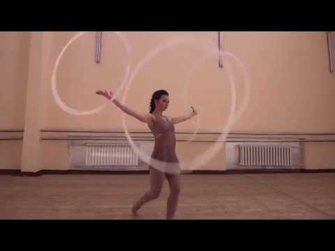 "FUMARI" Hula hoop perfomance 2019 by Irina Gladkaya
