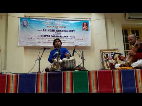 Tabla Solo Concert video clip at ICCR Chennai