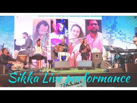Improvisation live music at Sikka 2022 Dubai