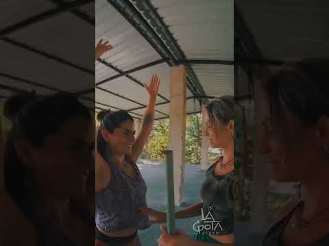 Tribal dance class in La Gota circus school. Goa, India. February 2021