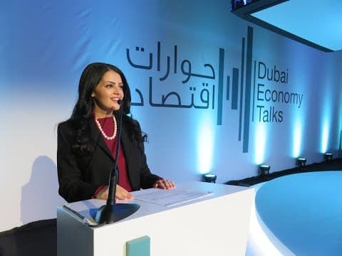Rania Ali Arabic & English MC Speaker Dubai TV Presenter -Presenting Dubai Economy Talks