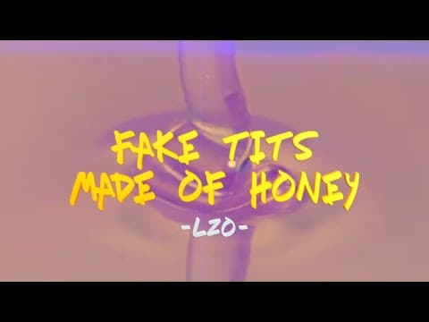 Fake tits made of honey