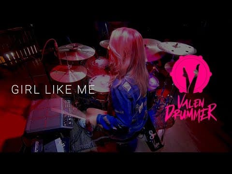Valen Drummer - Girl Like Me, Shakira Ft. Black Eyed Peas (Drum cover)
