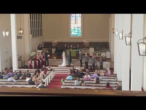 Celeste Barbier sings Amazing Grace for Wedding Unity Candle Lighting