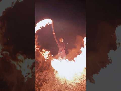 Fire dancer