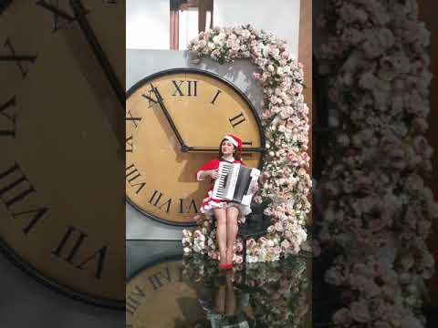 Dubai accordionist Jingle Bells cover