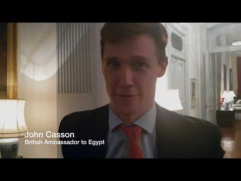 Testimonial from John Casson British Ambassador to Egypt