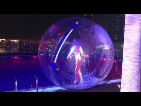 Giant Bubble Poolside
