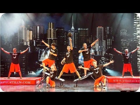 2 hoop system “New York” show from Royal Palace’s Imagine show