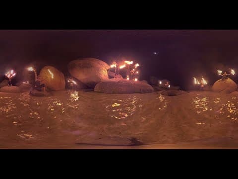 FireTribe - 360° Video - Fire Dancing on the Water