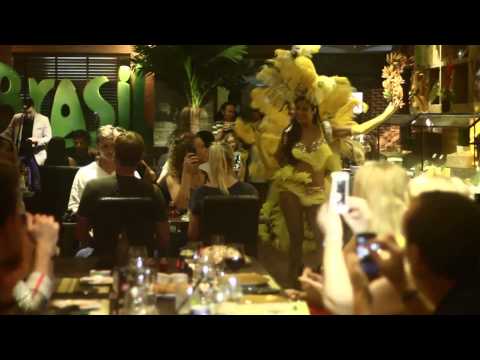 SAMBA DANCERS FOGUEIRA RESTAURANT DUBAI