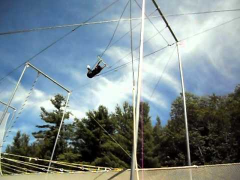 TRIPLE off an open air flying trapeze =)