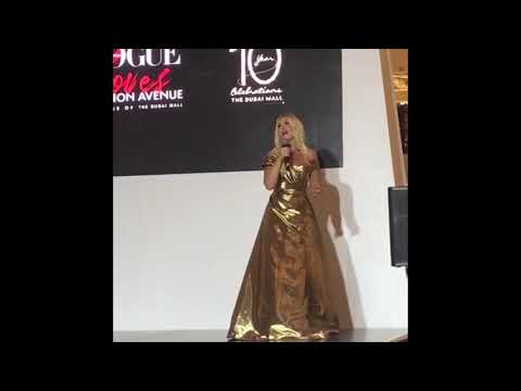 Bettina Schweiger sings for Vogue Arabia