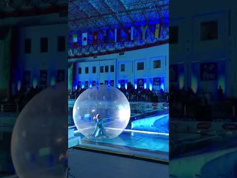 Giant Bubble on Water