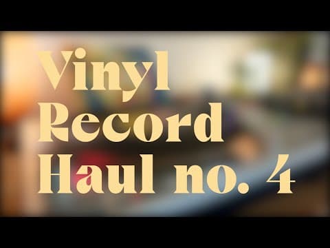 Vinyl Record Haul