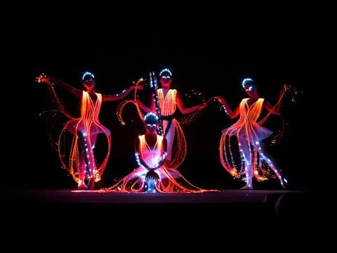 Light Orchestra LED ballerinas by Oleg Struke