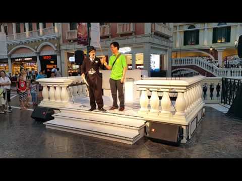 Venetian Macao Charlie Chaplin Show,Impersonator,Comedy Juggling Act Nedko Milanov