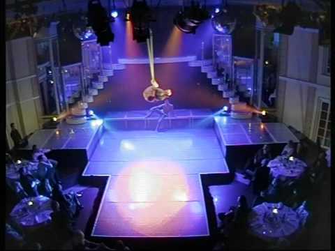 Duo Silver Stones - aerial straps (Fantissima show, Phantasialand)