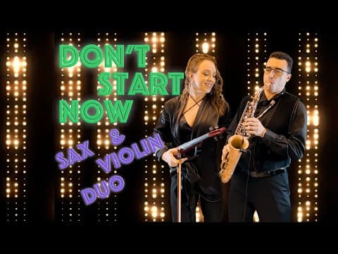 Stunning sax & violin duo