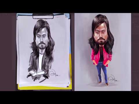 drawing and caricature