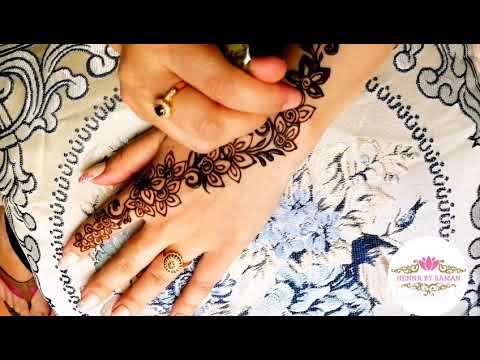 Attractive arabic flowers style. How to fill arabic flowers