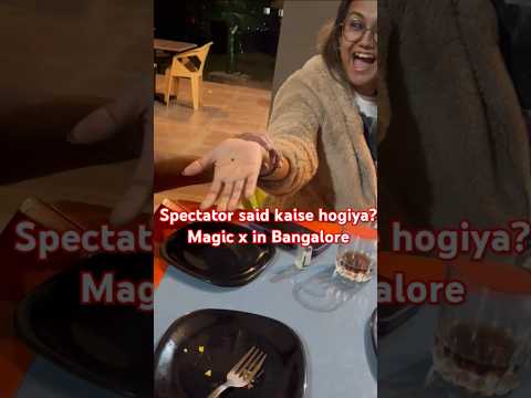Restaurant magic performance
