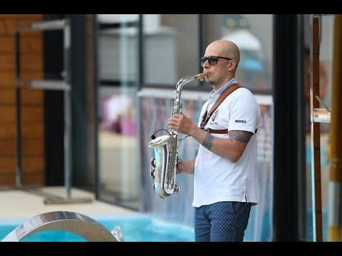 Summer chill saxophone