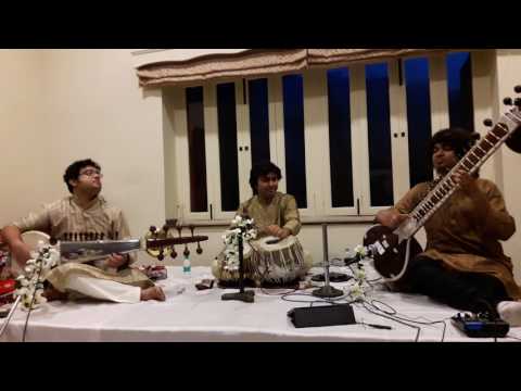 A Trio by Abhisek Mallick on Sitar Debanjan Bhattacharjee on Sarode and Arindam Chakravarty on Tabla