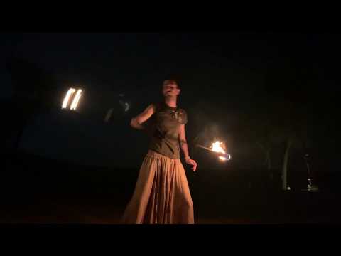 Fire Staff Performance @ Dawaran Festival