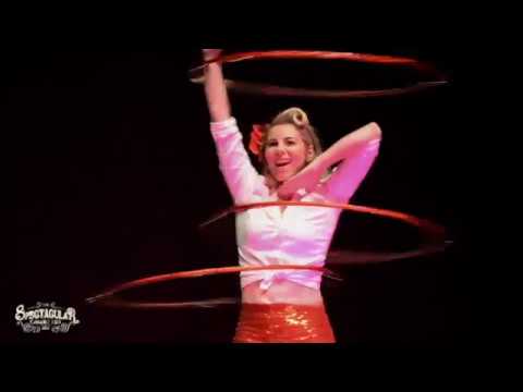 Candyman hula hoop act