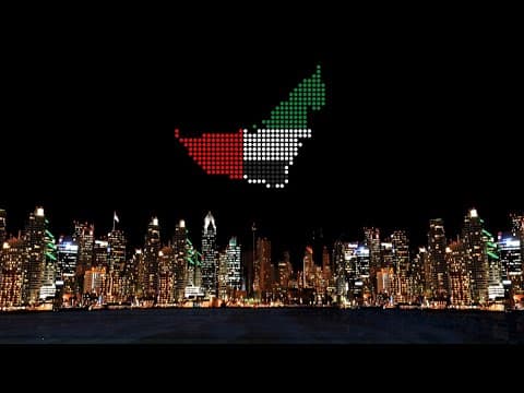 Drone light Show dubai