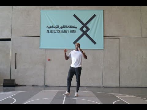 MC Daniel Oderinde @ Football Freej-Style by Al Quoz Creative Zone
