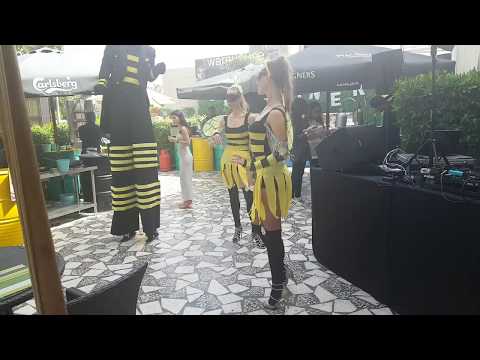 Stilt Walking - The Warehouse, Le Meridian Airport Hotel
