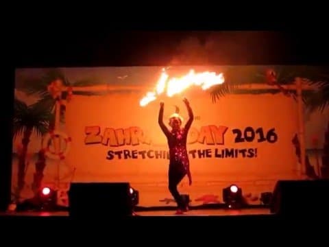 Hawaiian Aloha Oe Fire Show