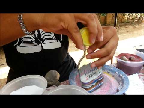 Sand bottle art