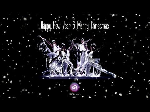 Light Orchestra LED ballerinas New Year Eve show