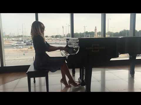 Naughty boy piano cover by Anastasia