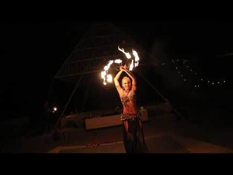 Bellydance with fire