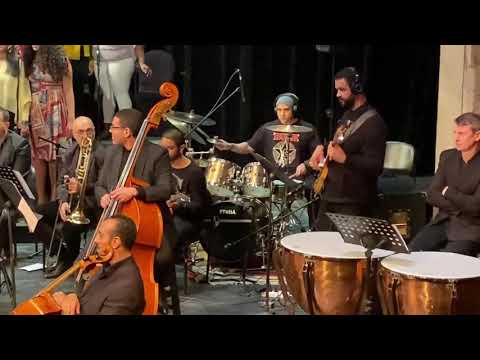 Performing alongside Orchestra