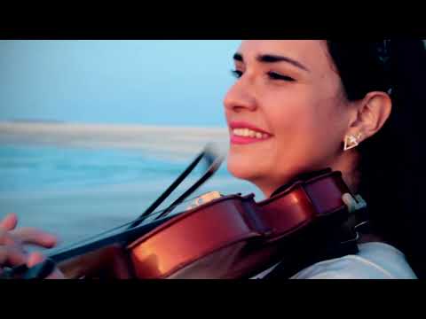 Beautiful in white violin