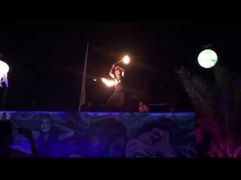 Space Island Poi Performance