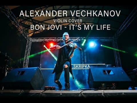 Alexander Vechkanov - Its my life (violin cover) LIVE in Ukraine